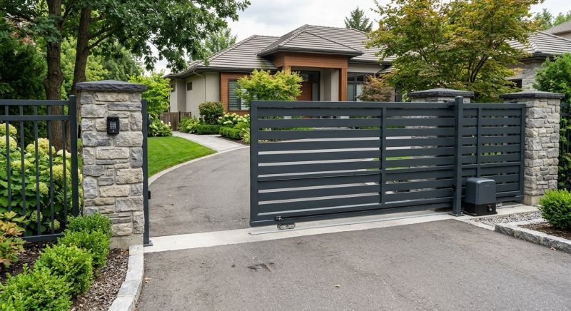 Driveway Fence Installation in Cumming, GA