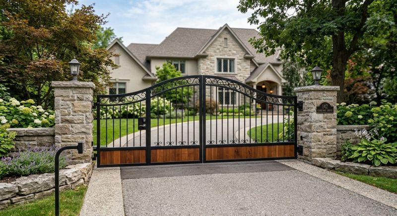Driveway Gate Installation in Toms River, NJ