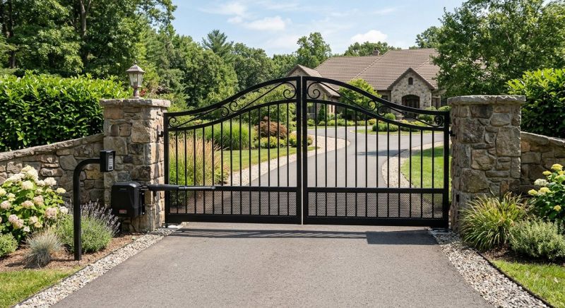 Driveway Gate Installation in Rockville, MD