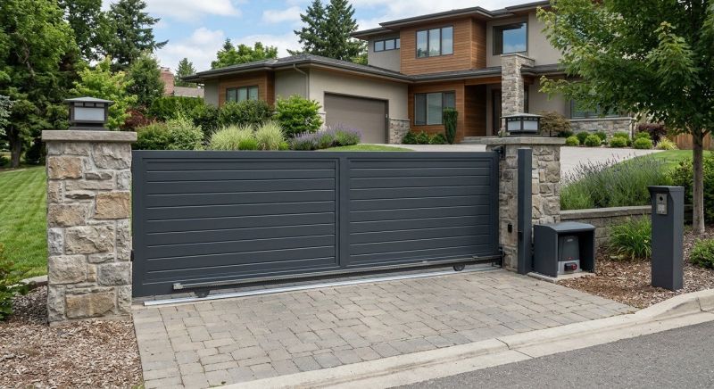 Main Gate Installation in Plano, TX