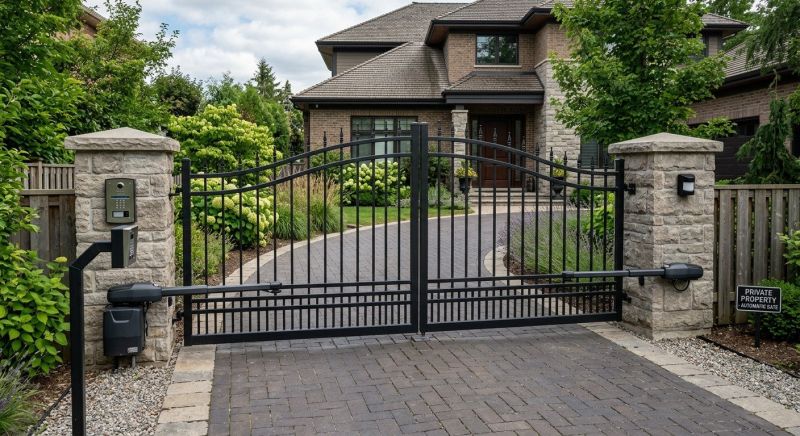 Motorized Gate Installation in Roswell, GA