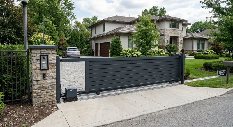 Motorized Gate Installation in Toms River, NJ