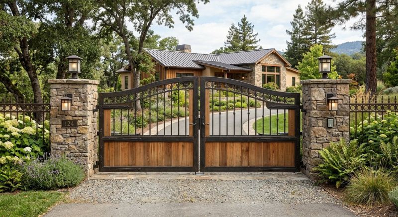 Entrance Gate Installation in Cary, NC
